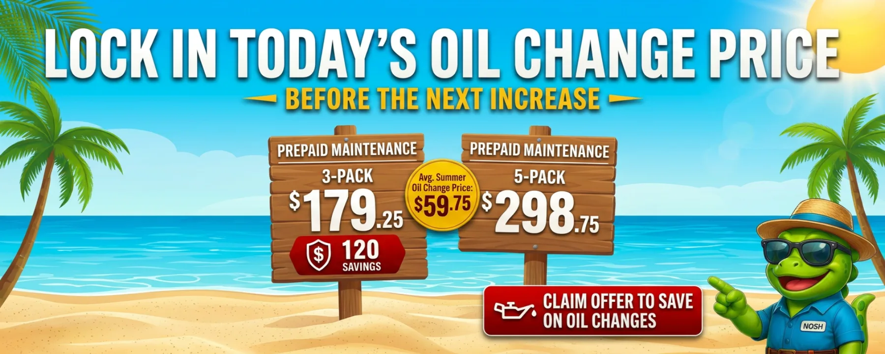 Prepaid oil maintenance